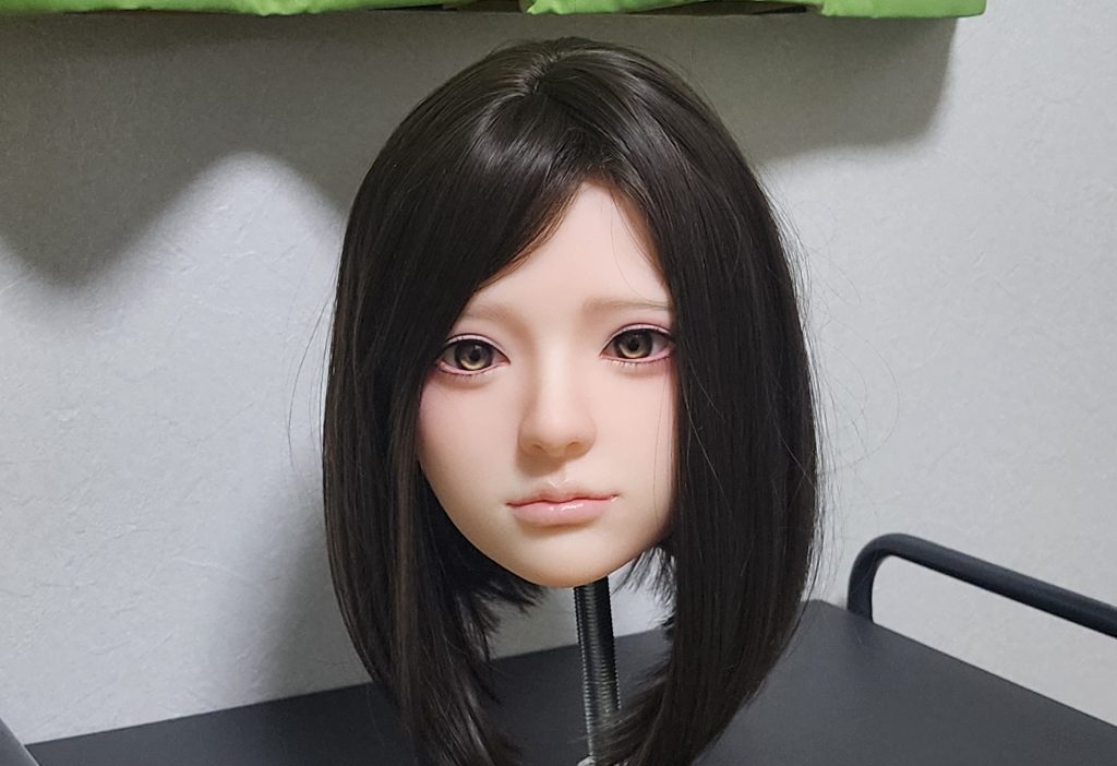 瑠璃ちゃんヘッドウィッグ試着