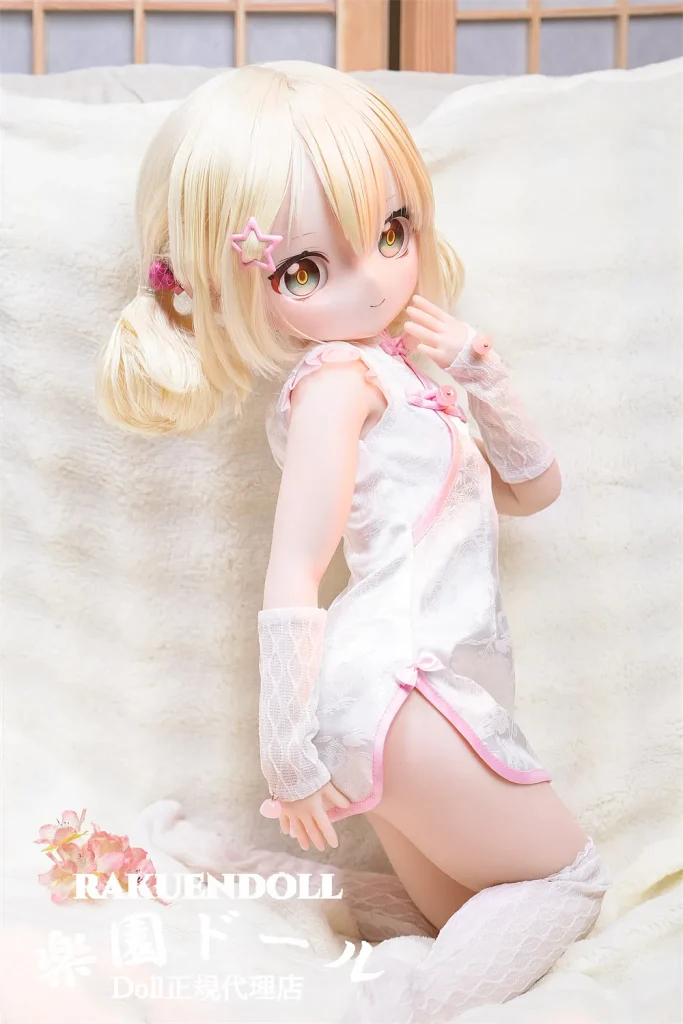 MW Girl(魔物姫) 里奈ちゃんヘッド 無邪気な笑顔 70cm 5.2kgだけ ふんわり系フィギュア ソフトビニール製頭部 アニメドール シリコン製ボディ 宣材写真と同じ制服も付属