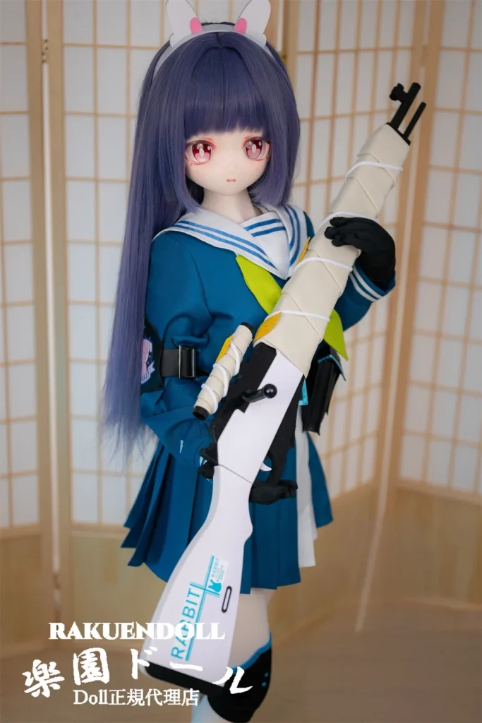 XYGO(许愿谷) R03ヘッド 141cm Cカップ ピンクの瞳 JK風アニメ顔ラブドール 宣材写真はシリコンヘッド+TPE製ボディ