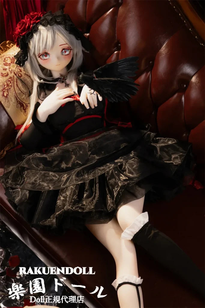 XYGO(许愿谷) 斯嘉丽ヘッド 141cm Cカップ アニメ調ながら大人びた印象 ビニールヘッド+TPE製ボディ 異色瞳 アニメドール