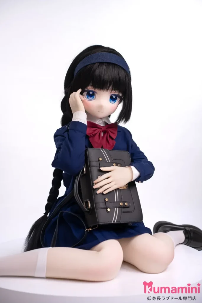 XYGO 142cm バスト小 苏知知ヘッド 二次元美少女スタイルドール 三つ編みロングヘア・制服風コスチューム シリコン製ヘッド+TPEボディ